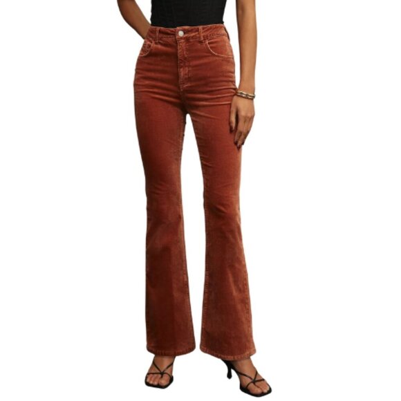 Pilcro Denim - Anthropologie Pilcro Womens 32 The Icon Flare Corduroy Jeans CN